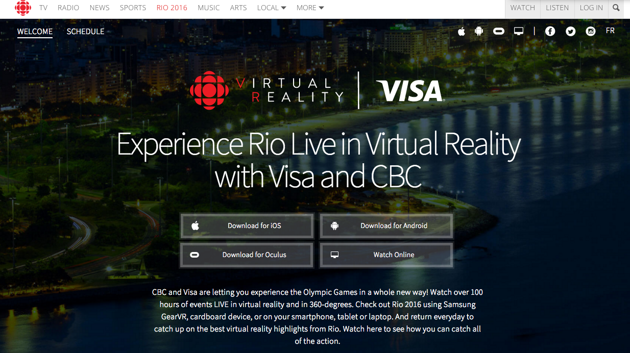首屆采用 VR 直播的奧運(yùn)會(huì)，這是一份觀看指南→ 