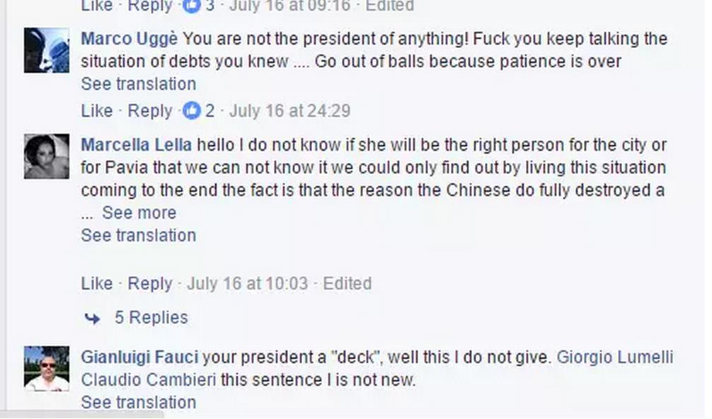 AC帕維亞被努切利這個(gè)傀儡接手后，不少球迷在社交媒體上大罵俱樂部管理層